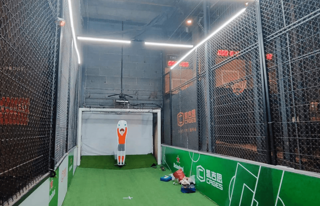 Cages — Premium Sports Restaurant, Shanghai AI RoboKeeper